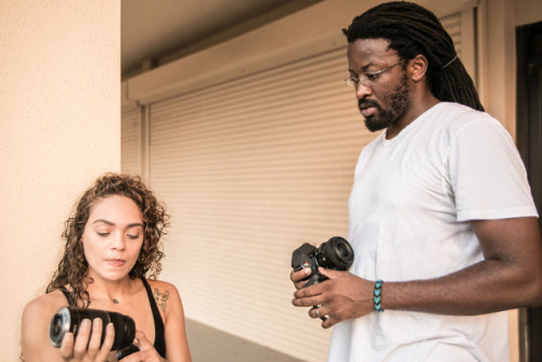 The man behind the Lens @mynameisrayray happy BlackOutco star @officialalexavega photo cred @jordann