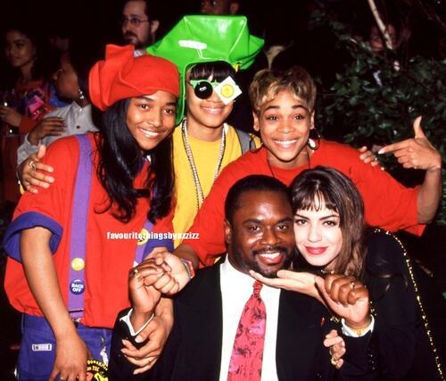 tlc-legacy:  #ThrowBack : #TLC TBOZ #LeftEye Chilli  LA Reid & pebbles #90sFlow 