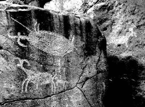 ancientart:Photos taken at the Coso Rock Art District, located within the Naval Air Weapons Station 