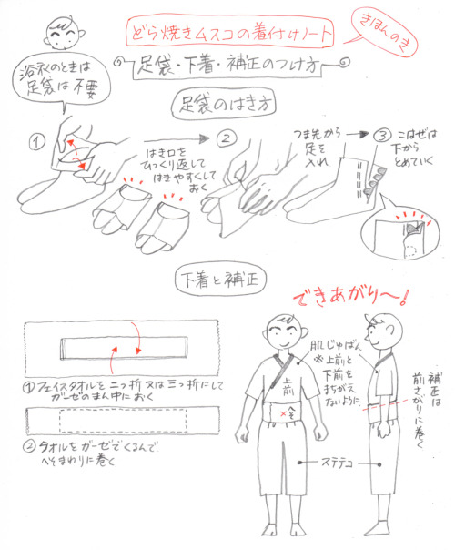 Men/otoko poi kitsuke tips by team-osubachi2:what you need to dressputting on tabi socks, underwear 