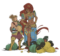 galactickohipot:Food and more Hyrule Champions!  Urbosa thou~ &lt;3