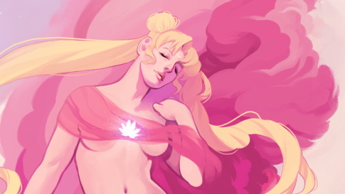 ai-em-maes:After a week of retouching, this Sailor Moon piece is finally ready for the print shop