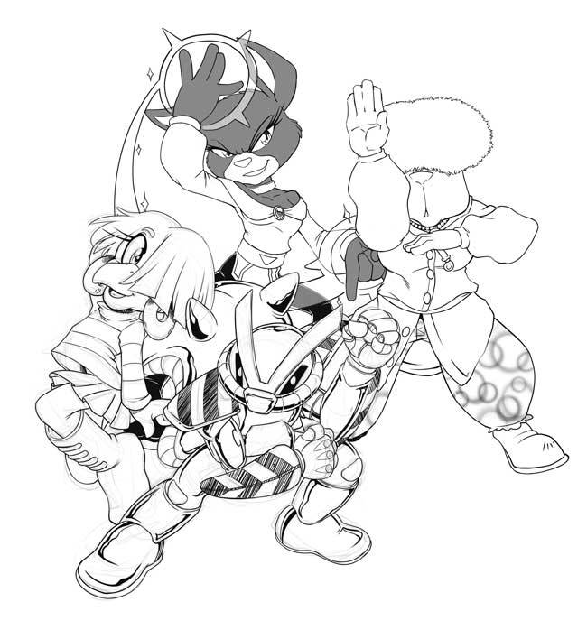 Sketches from earlier last year on Patreon (February). Patreon  •  Tumblr  •
