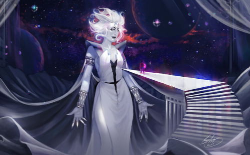 signerjarts: “Hello, Starlight…”  My take on White Diamond. 