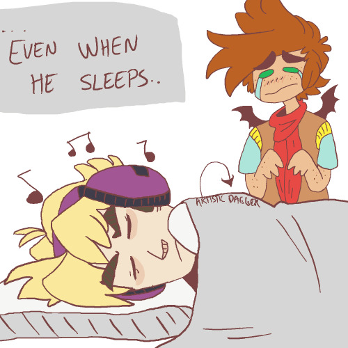 real-faker:  artisticdagger:    Okay I’m way behind on reblogging things to W2H blog but this one’s goin’ here too ‘cause it’s too cute.  I almost… put an accidental dad scene in the film too, haha.  But it was too much, too soon.  Anyway