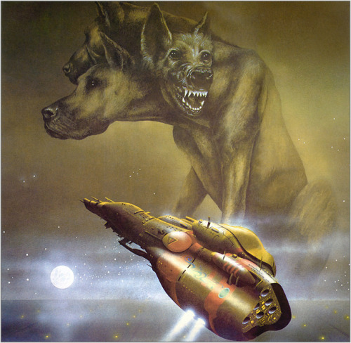 artsytoad:  Jim Burns, The Fifth Head of Cerberus 