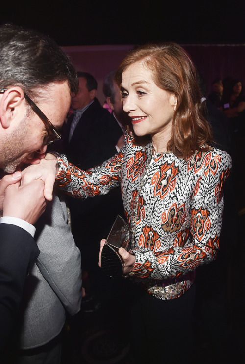 Isabelle Huppert attends the 89th Annual Academy Awards Nominee Luncheon at The Beverly Hilton Hotel