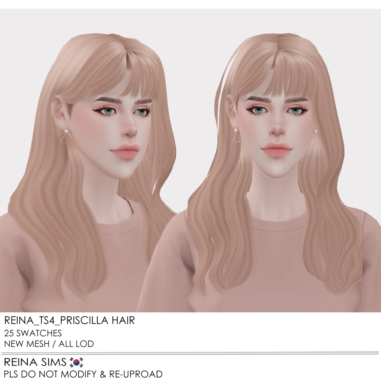 Sims 4 Female Hair