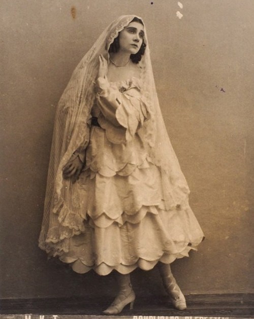  Alisa Koonen Russian actress as Pierrette in the pantomime “Pierrette’s Cover” (1