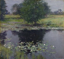  Lily Pond  Willard Metcalf (1856 - 1925) 