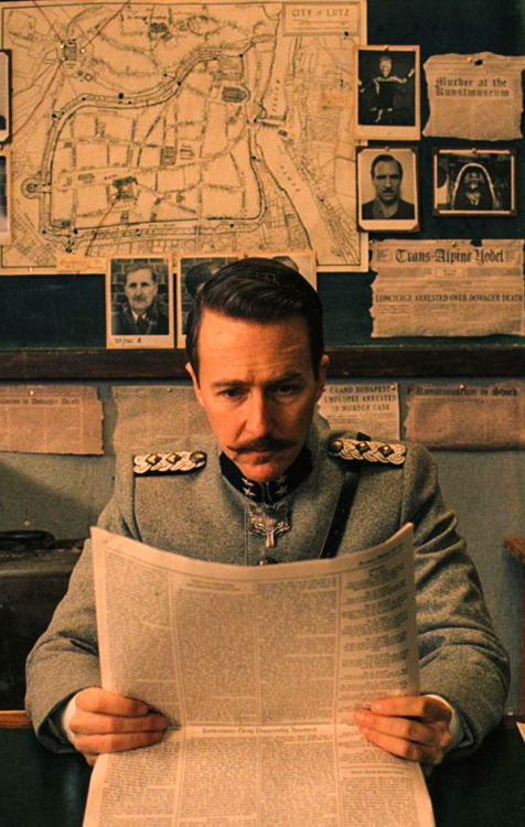 filmhall: Edward Norton in The Grand Budapest Hotel