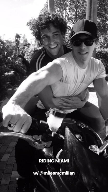 via : Marcos Fecchino ’s Instagram story #miles mcmillan #Marcos Fecchino