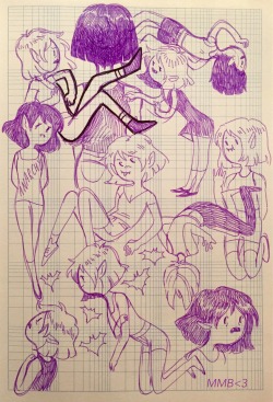 missysdraws:  Marceline doodles 🍓💜 