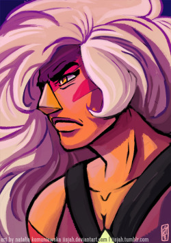 iisjah:  I didn’t draw this precious rock in ages! So have some determined Jasper &lt;3 