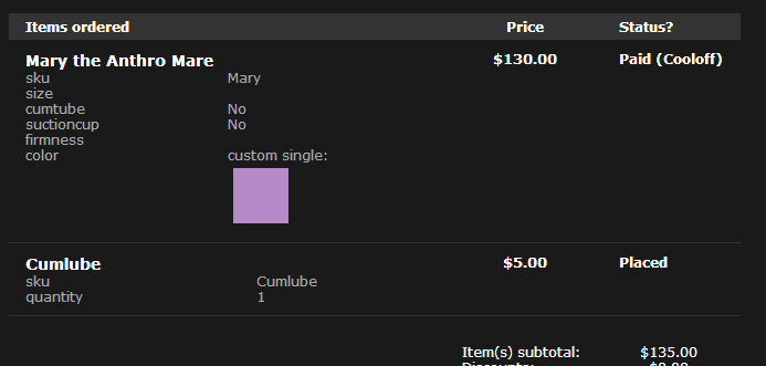 Look at what I just bought~ Sadly it&rsquo;s not for me, but for a friend. :(