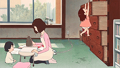  Ookami Kodomo no Ame to Yuki (おおかみこどもの雨と雪) “Leave it to me. I’ll raise them well.”  Happy Mother’s day!  