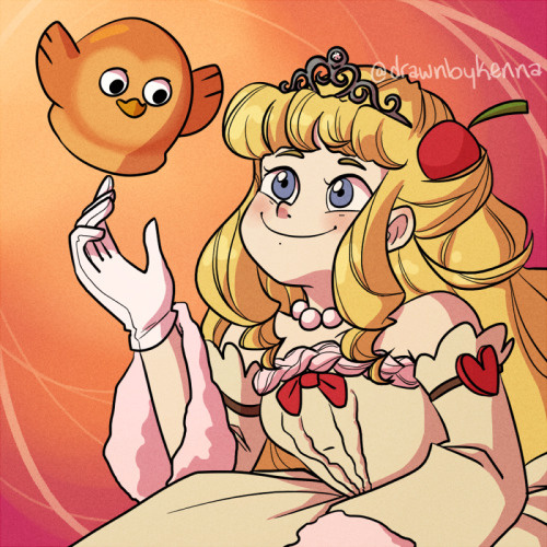 Puddingcess and a baby Hootcake from the Yu-Gi-Oh Madolche deck!