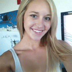 Cute Blonde, Sexy Smile