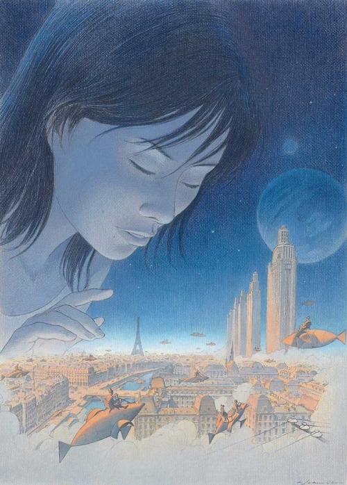 archatlas:The Art of François Schuiten The Obscure Cities is a graphic novel series set on a counter