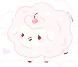 cosidraws:  cotton candy sheep! 