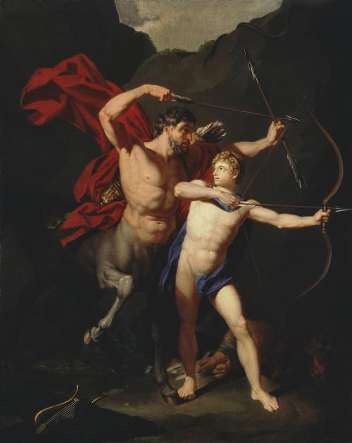 didoofcarthage: Education of Achilles by the Centaur Chiron after Jean-Baptiste Regnault  French, c.