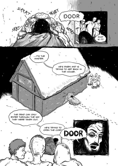 The Corpse Door Page 5. Updates every Tuesday - with a little bit of commentary over on the main sit