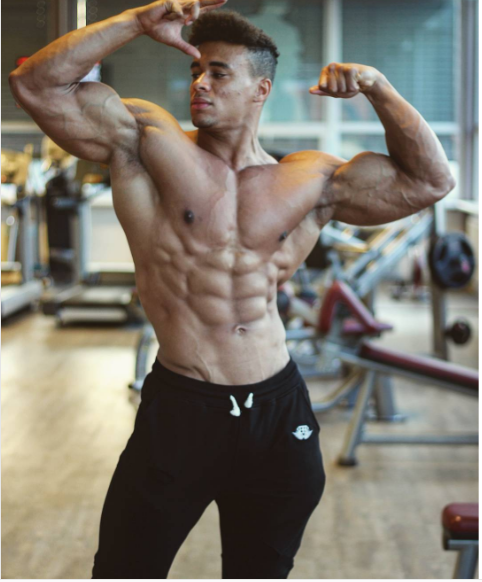 dafyddbach: Austrian Bodybuilder Onome Egger For more muscle hunkery follow @dafyddbach 