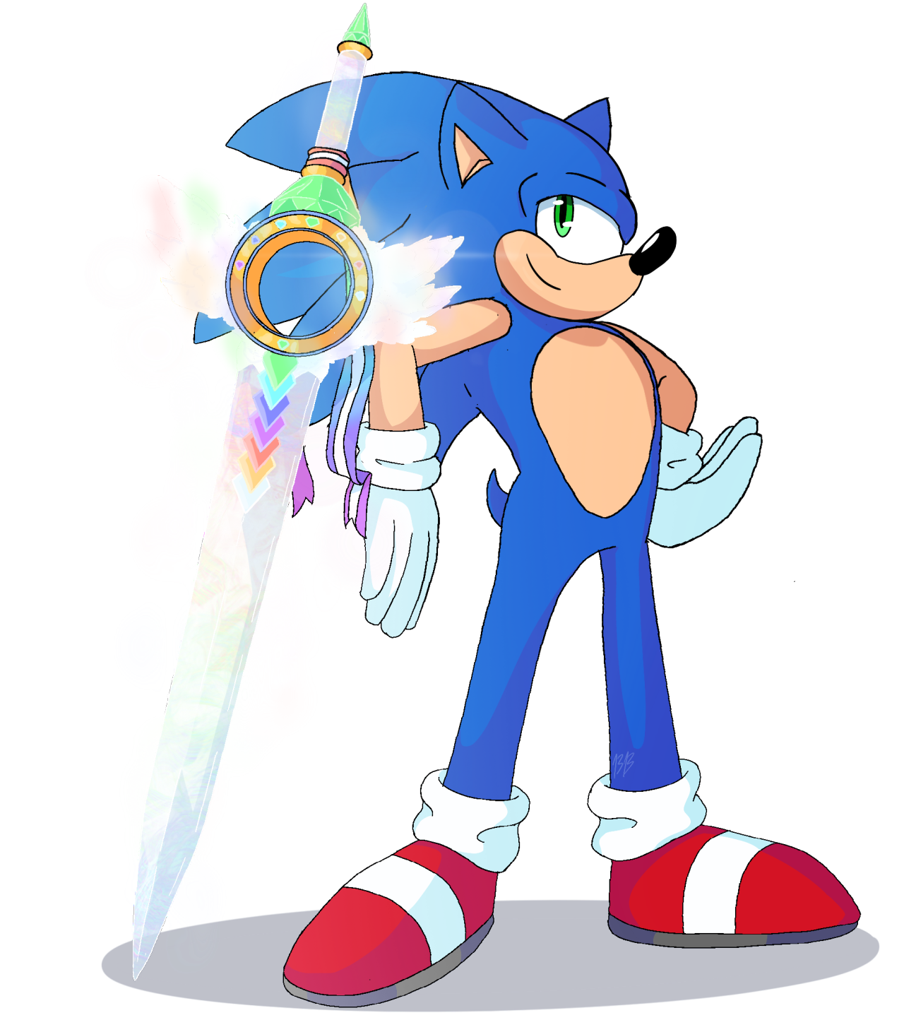 Redesigning My Hyper Sonic Design : r/SonicTheHedgehog