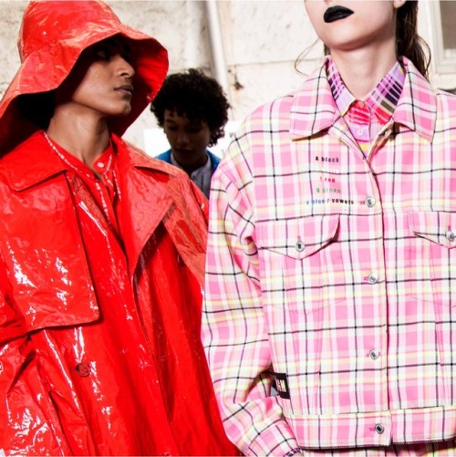 Backstage at MSGM Milan Fashion Week SS18