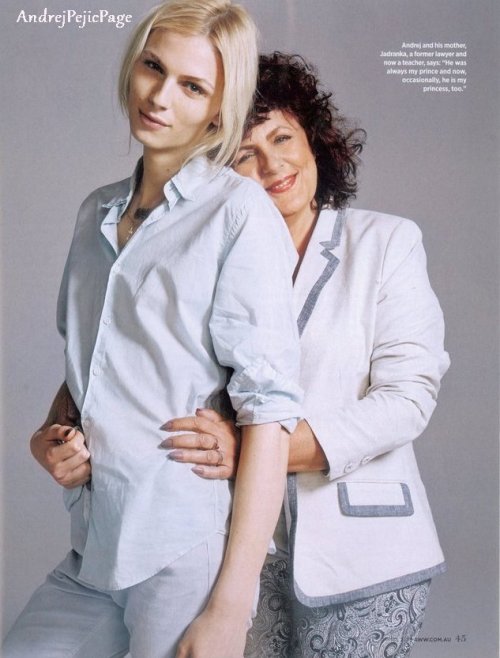 andrejpejicpage:Andrej Pejic. This Aussie supermodel is a manThe Australian Women’s Weekly April 201