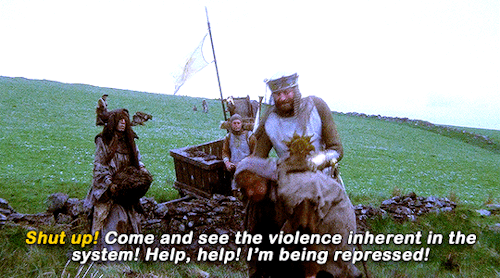 bifrankenstein:Monty Python and the Holy Grail (1975), dir. Terry Gilliam, Terry Jones