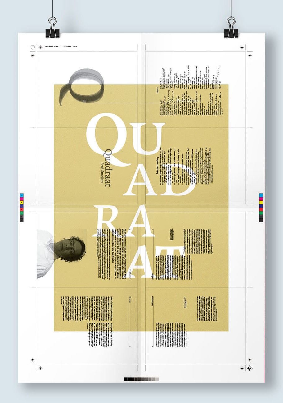 Year 2 / POSTER: Quadraat. Client: FontShop. Designer: Eric Lynch.