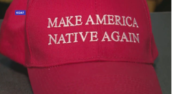 micdotcom: Navajo artist sends Trump a big F you with “Make America Native Again” hats Navajo artist Vanessa Bowen is sending a message to Donald Trump with her hats — “Make America Native Again.“ Bowen is selling her the hats on her website