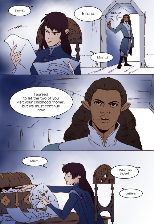Elrond in the halls - part 3 (a memory)I am not overly fond about how this part turned out, but I gu