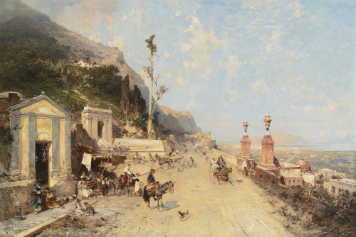 Franz Richard Unterberger - Strada Monreale, Palermo