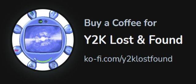 I started a Ko-Fi for anyone who appreciates my active curation and preservation of millennium media and design and want to support. If you have any questions or requests for certain Y2K content youd like to see more of, dont hesitant to ask. Thank you for everything. #y2k#ko-fi