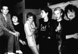 Robert Smith, Lol Tolhurst with Siouxie