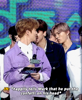 Johnny Putting Confetti In Mark’s Hair ♡