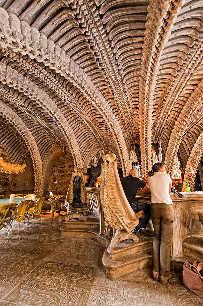 s-h-e-e-r:  H.R. Giger Museum Bar,Gruyères, Switzerland designed by H.R. Giger