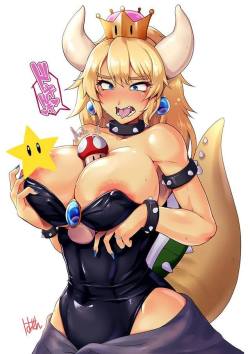 koraaa:  Bowsette part 4  Gosh i love bowsette