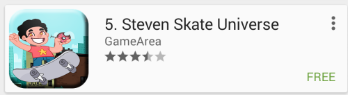 Look at these knock-off Steven Universe games on the Google Play store