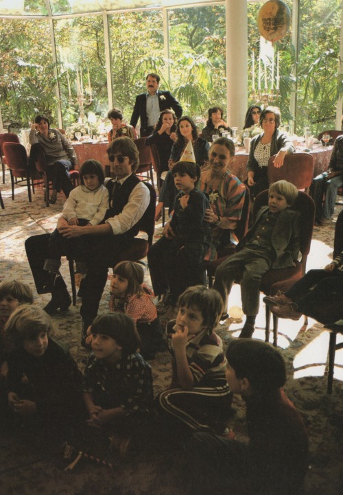 lennonfantasy: John’s 38th and Sean’s 3rd Birthday, Tavern on the Green, 1978 Photos by 