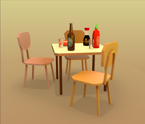 a table and some other things