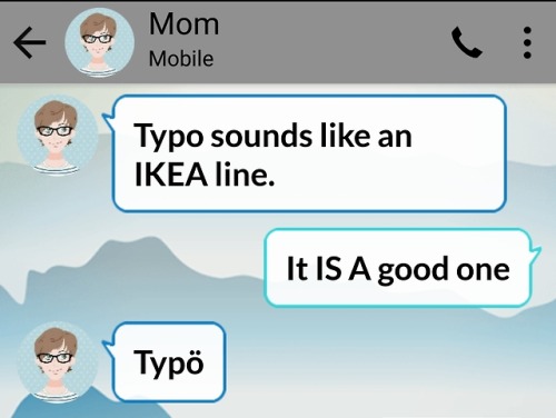 Happy mother&rsquo;s day my mom is very pleased with herself about IKEA jokes today