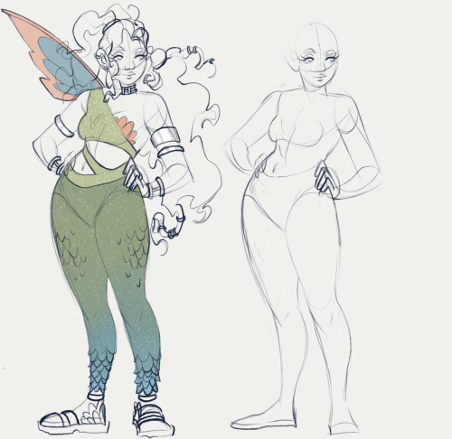 bbidiza:Some recent redesign preliminary sketches. Mostly bc I’ve decided I want to completely