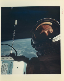 uncertaintimes:  Buzz Aldrin, First self-portrait