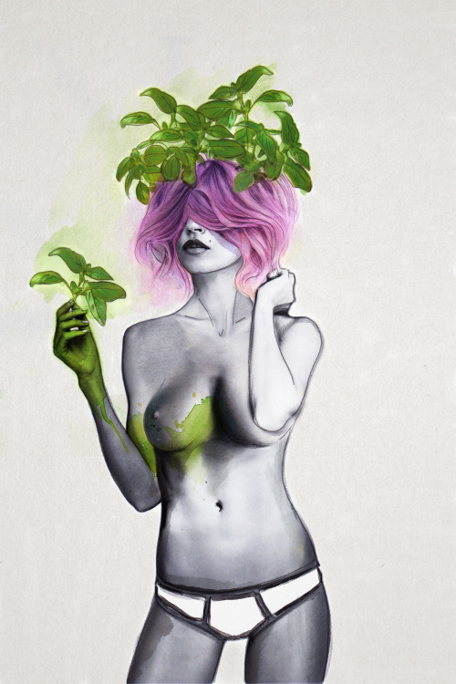 jennylizrome:  Garden Girls 1- BasilJenny Liz Rome2013 