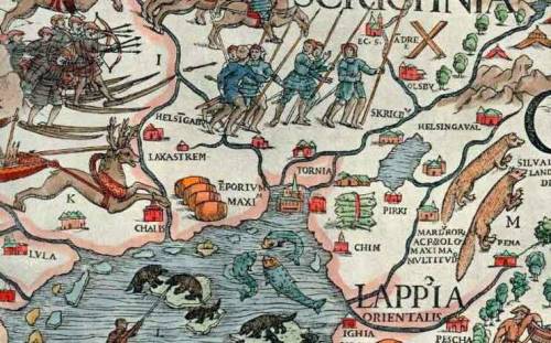 Map of the Sea (1572) by Olaus MagnusHow eclectic&hellip; Carta Marina is one of the earliest ac