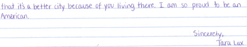 whitehouse:  Tara Lax is a teacher a Five Forks Middle School in Georgia. Check out her letter to the President, then share the story of a teacher who inspired you using #ThankATeacher. 