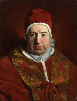 lionofchaeronea: Portrait of Benedict XIV, Pierre Subleyras, 1746